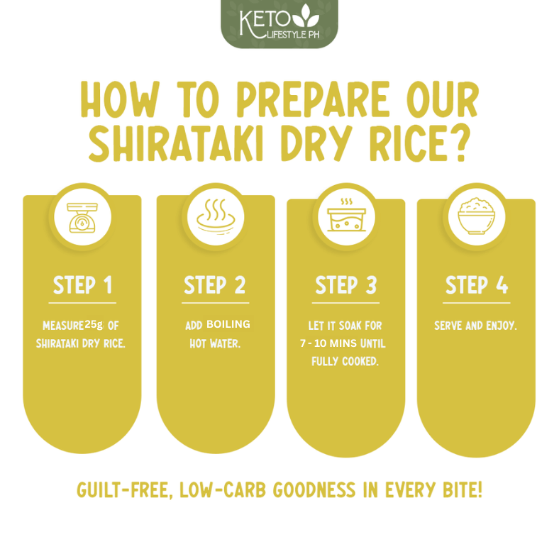 Dry | Dried Shirataki Rice Konjac (Low-carb/Low Calorie)