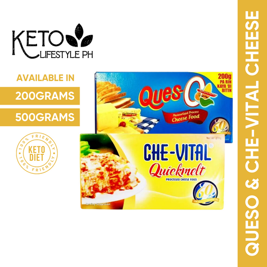 QuesO & Che-Vital Quickmelt Cheese 200g-500g (KETO APPROVED)