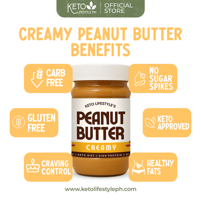 KETO Peanut Butter BIG SIZE 600GRAMS! (SUGAR-FREE)