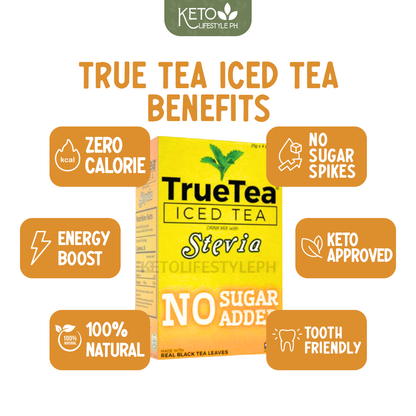 TrueTea LEMON ICED TEA  (SUGAR-FREE/LOW-CALORIE/KETO-FRIENDLY)