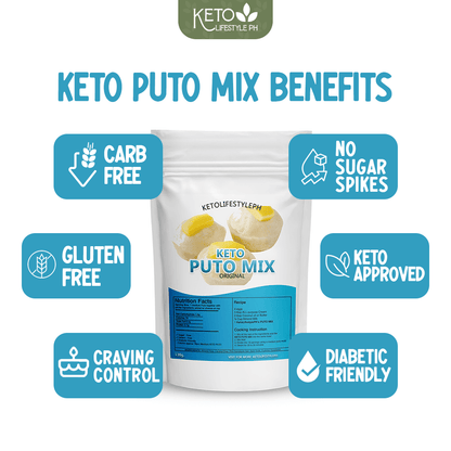 Keto Puto Mix (Sugar-Free/Gluten-Free/Low-carb)