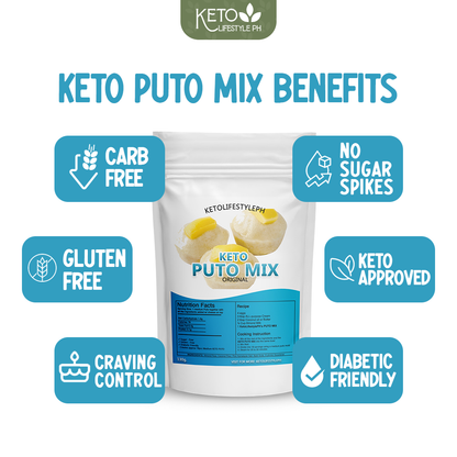 Keto Puto Mix (Sugar-Free/Gluten-Free/Low-carb)
