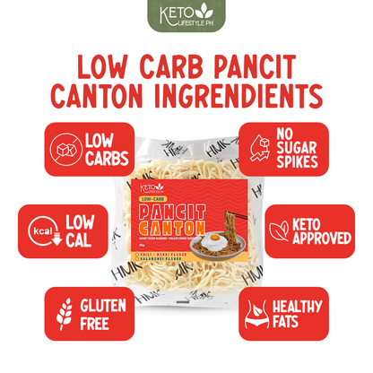 Low Carb Pancit Canton Chilimansi / Calamansi Flavor – Keto Friendly, Sugar-Free, High Fiber Instant