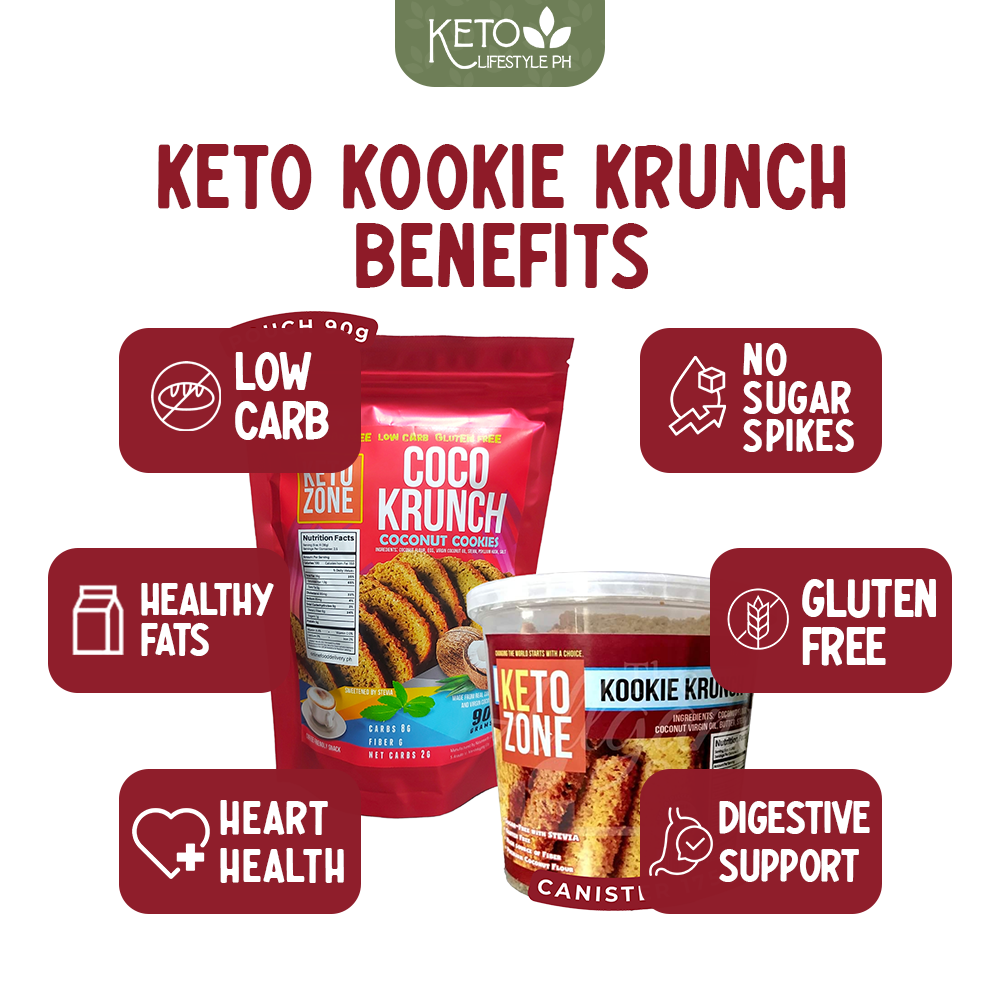 KETO Kookie Krunch 2.5g NET CARBS ONLY!! (SUGAR-FREE/GUILT-FREE)