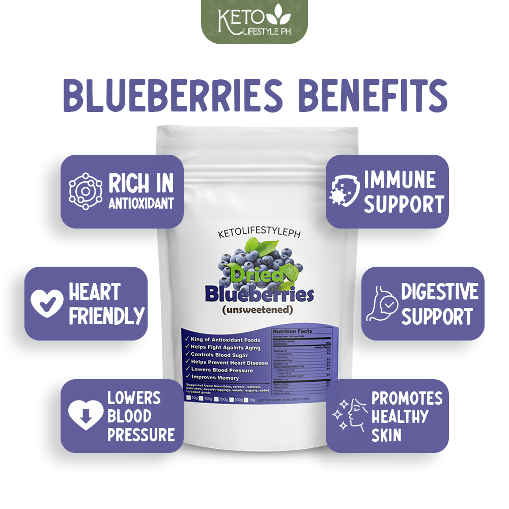Dried Blueberries (Unsweetened)