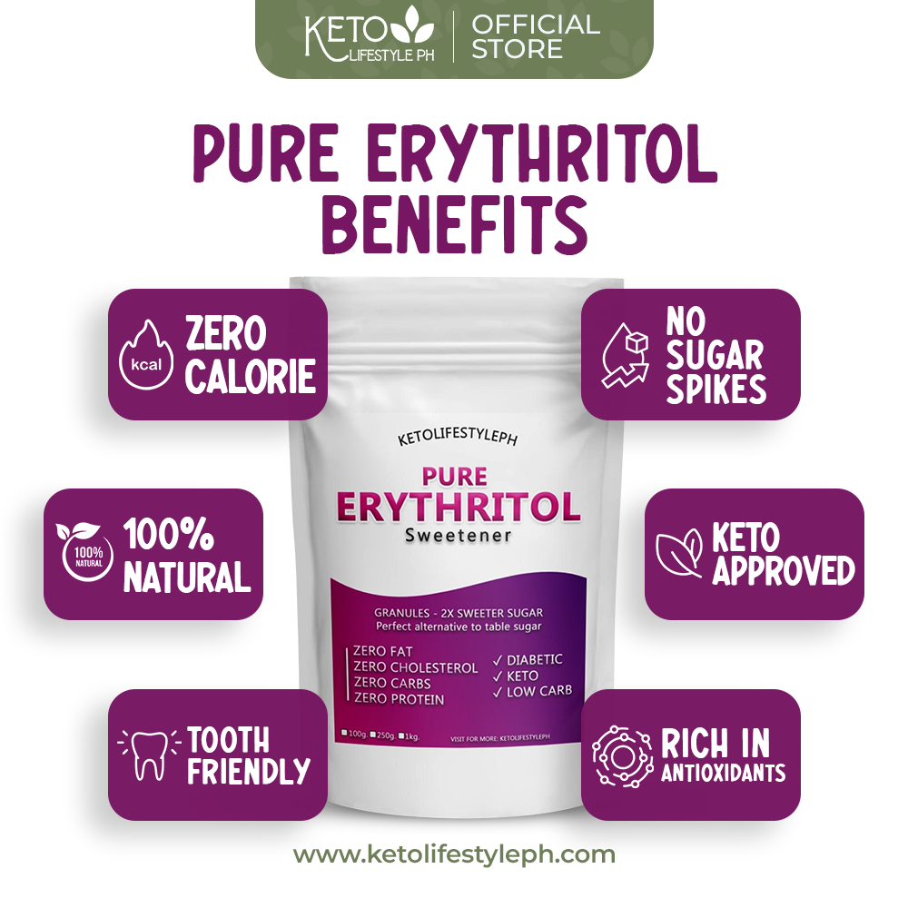Pure Erythritol Granules (Keto/Diabetic Sweetener/Gluten-Free)