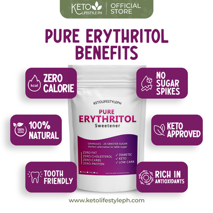 Pure Erythritol Granules (Keto/Diabetic Sweetener/Gluten-Free)