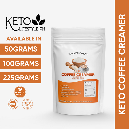 KETO Coffee Creamer with MCT OIL (CARB FREE/SUGAR FREE)