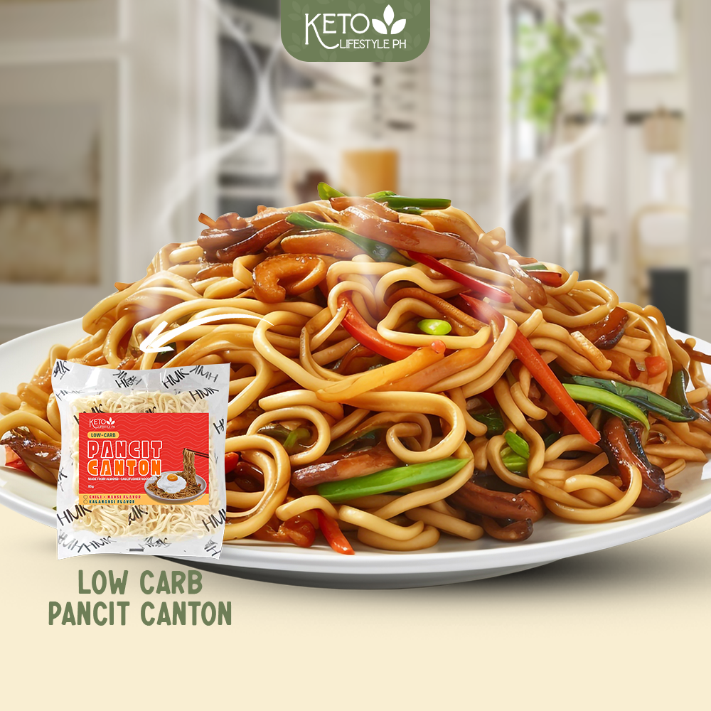 Low Carb Pancit Canton Chilimansi / Calamansi Flavor – Keto Friendly, Sugar-Free, High Fiber Instant