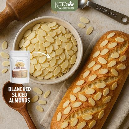 Blanched Sliced Almonds for Baking and Cooking (Keto | Low-Carb)
