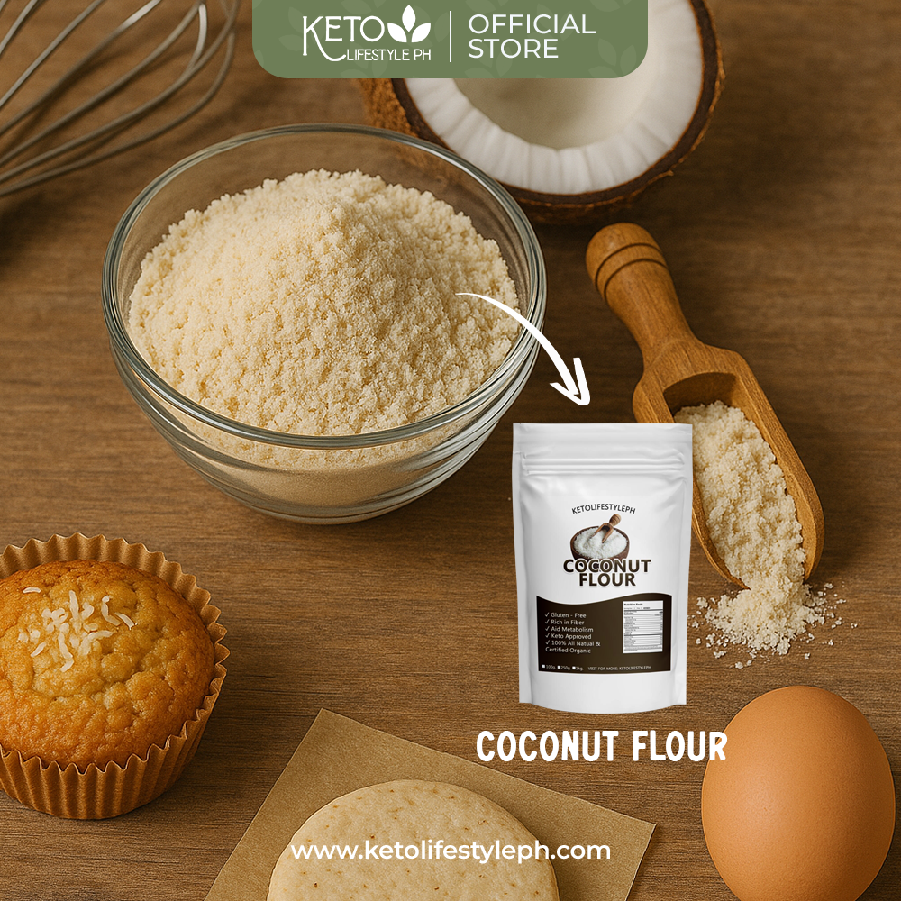 Organic Coconut Flour 250g/1kg (Superfood/Keto Approved/Gluten-Free/Non GMO)