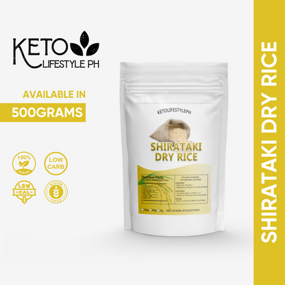 Dry | Dried Shirataki Rice Konjac (Low-carb/Low Calorie)