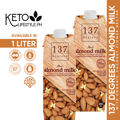 137 degrees Unsweetened 1LITER (Keto approved/Gluten-Free/Dairy-Free)