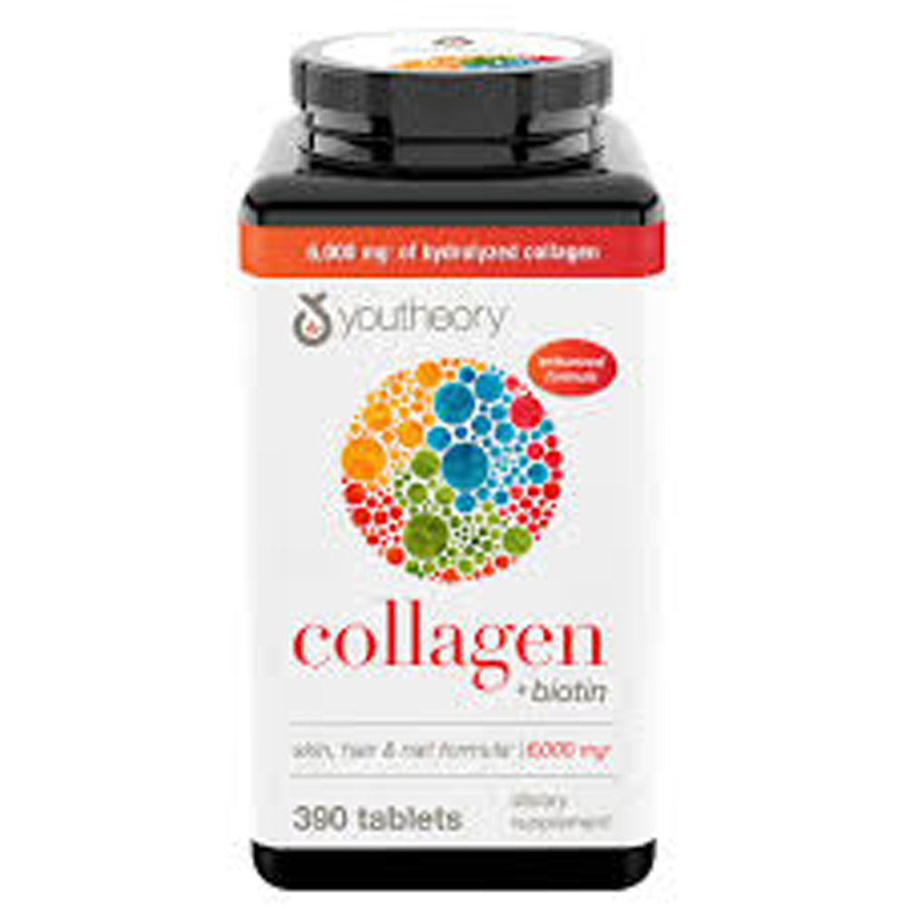 Youtheory Collagen + Biotin 390 tablets (ORIGINAL)