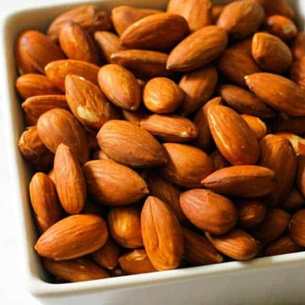 Roasted Almond Nuts 100g/250g (Unsalted/Ready to Eat)