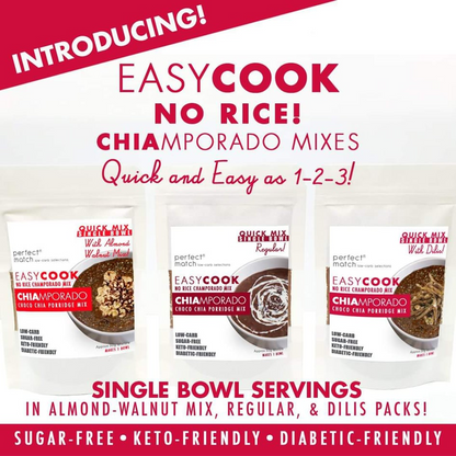 KETO Champorado Mix | Chiamporado Single Bowl 50g | SUGAR-FEE