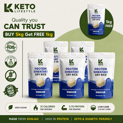 Protein Shirataki Rice BUNDLES | Zero Sugar | Keto Friendly