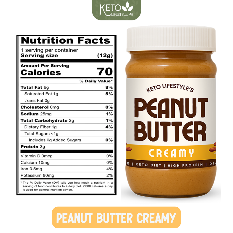 Keto Creamy Peanut Butter | Sugar-Free | Diabetic Friendly | High Protein