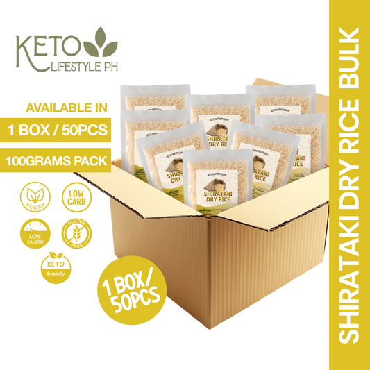 Shirataki Dry Rice 50pcs – Low Carb | Keto Friendly | Konjac Rice | Gluten-Free