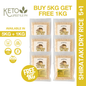 Shirataki Dry Rice 5kg plus FREE 1Kg (Keto/Low-Carb/Low-Calorie)