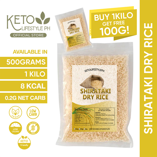 Dry | Dried Shirataki Rice Konjac (Low-carb/Low Calorie)