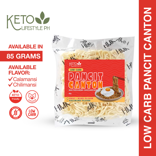 Low Carb Pancit Canton Chilimansi / Calamansi Flavor – Keto Friendly, Sugar-Free, High Fiber Instant