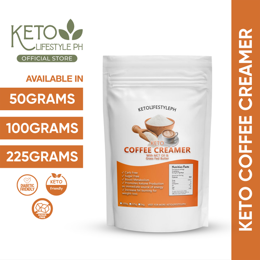 KETO Coffee Creamer with MCT OIL (CARB FREE/SUGAR FREE)