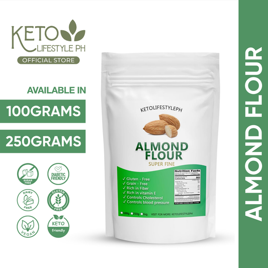 Organic Almond Flour EXTRA FINE 250grams (KETO APPROVED, GLUTEN-FREE)