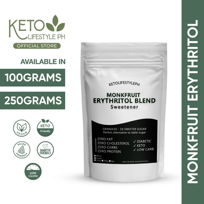 Brown and White MonkFruit Sweetener - Ideal for Low-Carb/Diabetic Diets
