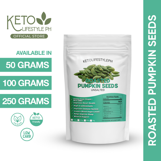Unsalted Pumpkin Seeds - Perfectly Roasted (Keto | Low-Carb)