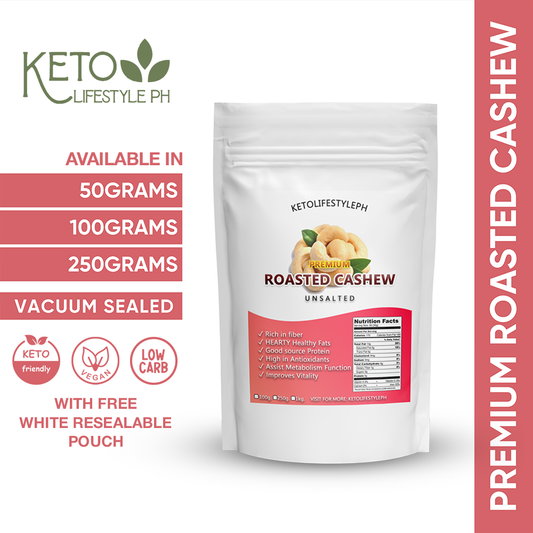ROASTED Cashew (Unsalted/Ready to Eat/Keto Snacks)