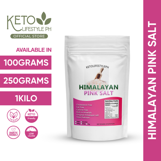 Pink Himalayan Salt 1kg/250g/100g (Authentic from Pakistan/Keto/Low-carb)