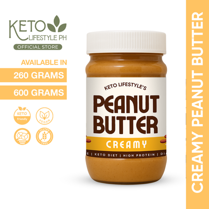 KETO Peanut Butter BIG SIZE 600GRAMS! (SUGAR-FREE)