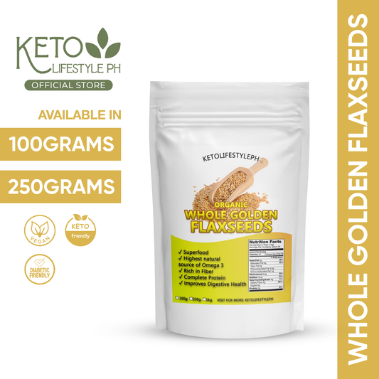 Golden Flaxseeds Meal l Whole (Gluten-Free/NON-GMO)