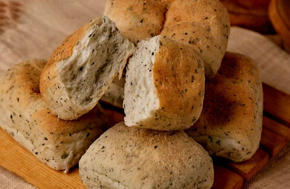 Almond Spinach Pandesal 6pcs (SUGAR-FREE/GLUTEN-FREE/LOW-CARB)