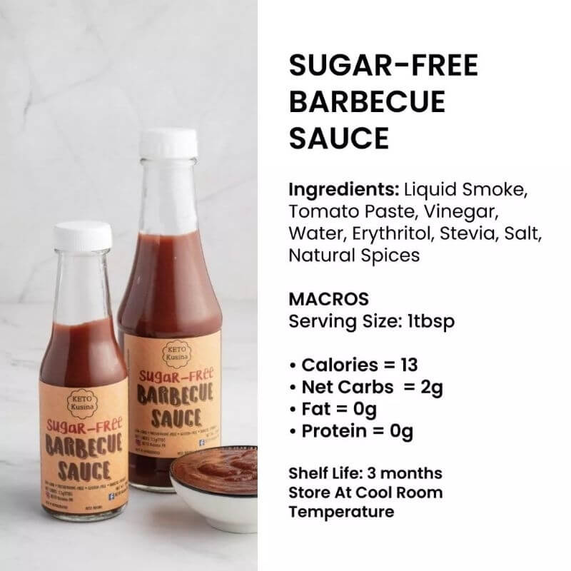 Keto Kusina BBQ Sauce (Sugar-Free/Keto Approved/Gluten-Free)